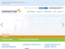 Tablet Screenshot of connectedwind.com
